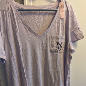 Victoria's Secret Light Purple V-Neck Top